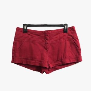 Charlotte Russe Burgundy Red Shorts Medium